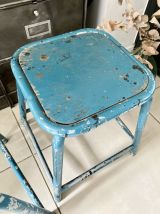 Paire de tabourets d’atelier industriels