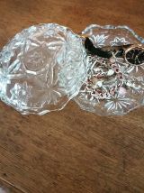 Bonbonnière, vide poche vintage en verre 