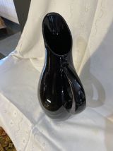 Pichet noir en céramique - Années 50