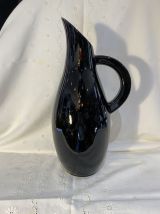 Pichet noir en céramique - Années 50