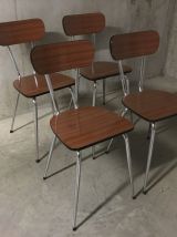 Chaises en formica années 60