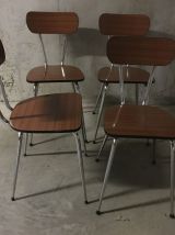 Chaises en formica années 60