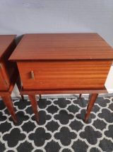 chevets vintage des années 70 en teck verni