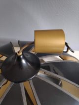 suspension XXL fleur de lotus  Robert Schuytener noir et or