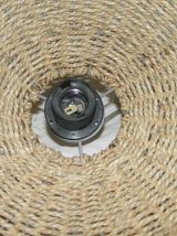 Suspension abat jour en rotin (jonc de mer)