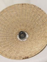 Suspension abat jour en rotin (jonc de mer)