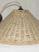 Suspension abat jour en rotin (jonc de mer)