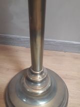 lampadaire laiton tourner cuivré abat jour 41x50cm hauteur  