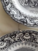 Assiettes parlantes Gien 