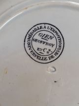 Assiettes parlantes Gien 