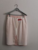 Pantalon vintage "Manoukian" carreaux vichy rose blanc