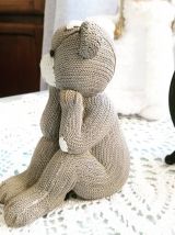 Tirelire ourson en résine 