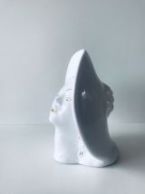 Vase visage en céramique