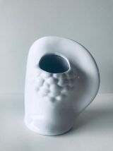 Vase visage en céramique