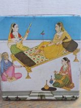 Boite publicitaire en tôle lithographiée JOB 