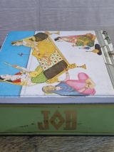 Boite publicitaire en tôle lithographiée JOB 