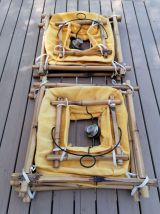 Lanternes en bambou et tissu lin