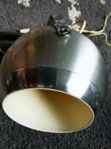LAMPE EYE Ball Vintage 1970 Alu  D'époque  électricite d ori