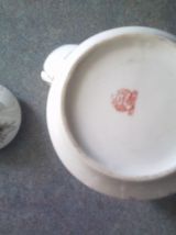 Cafetière portelaine Bertin Tissier Rue de Rivoli 90 Paris 