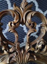 miroir baroque ancien en résine