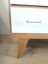 Commode vintage pieds compas