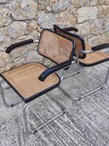 Ensemble chaises et fauteuils Marcel Breuer 1970