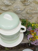 Pot vide-poche Art Déco pastel vert