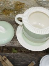 Pot vide-poche Art Déco pastel vert