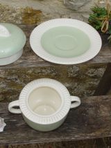 Pot vide-poche Art Déco pastel vert