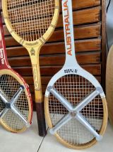 Lot de 3 raquettes de tennis vintage