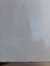 console bois et formica blanc année 50 /60