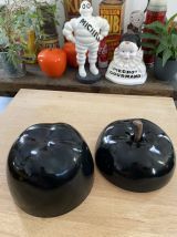 Seau à glaçons pomme noire vintage