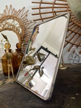 Miroir barbier 23 x 17cm vintage