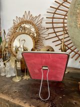 Miroir barbier 23 x 17cm vintage