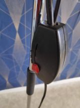 lampadaire 2 spots orange vintage