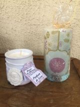 Lot Bougies Artisanales (huile essentielle de massage) 