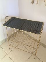 Table basse Vintage porte revues des années '60