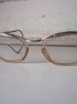 Paire de lunettes cats eyes en bakélite vintage 50's 60's
