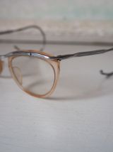 Paire de lunettes cats eyes en bakélite vintage 50's 60's