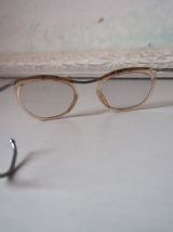Paire de lunettes cats eyes en bakélite vintage 50's 60's