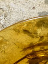 Lot de 4 assiettes creuses Duralex brun ambré