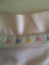 Taie d'oreiller rose clair pour enfant ou bébé vintage