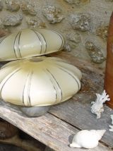 Lot de 2 abat-jour Art Nouveau-ArtDéco