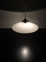 Suspension en opaline blanche