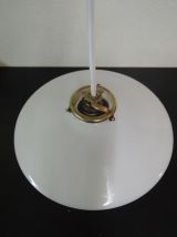 Suspension en opaline blanche