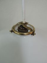 Suspension en opaline blanche