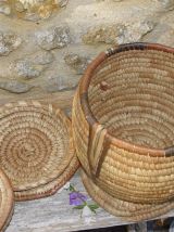 Lot de 2 paniers africains artisanaux