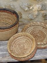 Lot de 2 paniers africains artisanaux