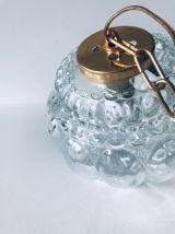 Suspension luminaire boule en verre