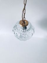 Suspension luminaire boule en verre
